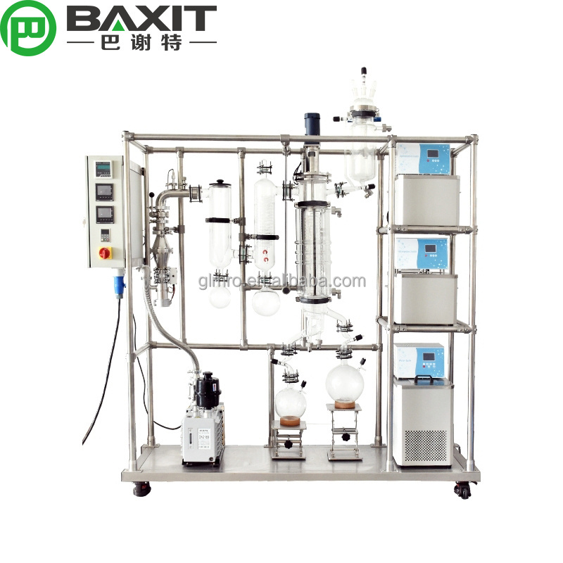 Short Path Evaporator Wiped Film Molecular Distillation Machine 150