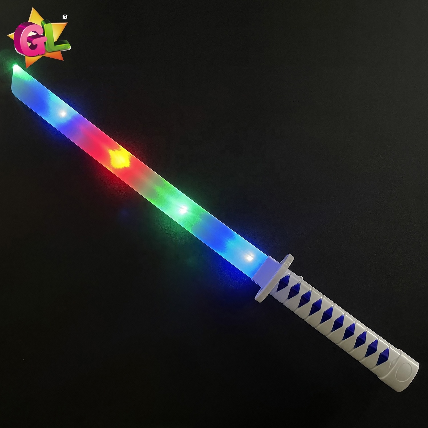 Light saber light up ninja sword with sound light up plastic sword toy katana sword suitable for dueling play