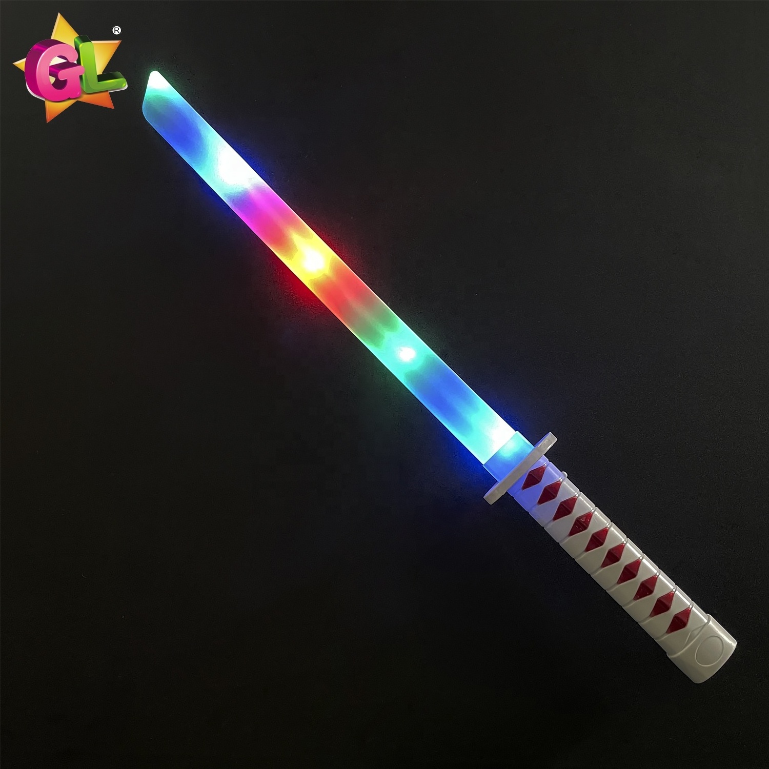 Light saber light up ninja sword with sound light up plastic sword toy katana sword suitable for dueling play