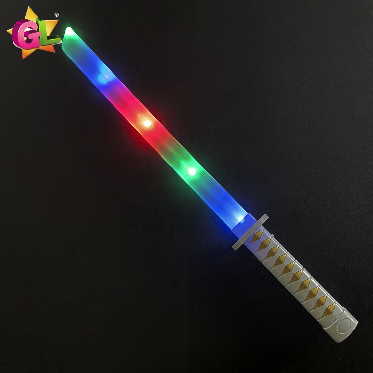 Light saber light up ninja sword with sound light up plastic sword toy katana sword suitable for dueling play