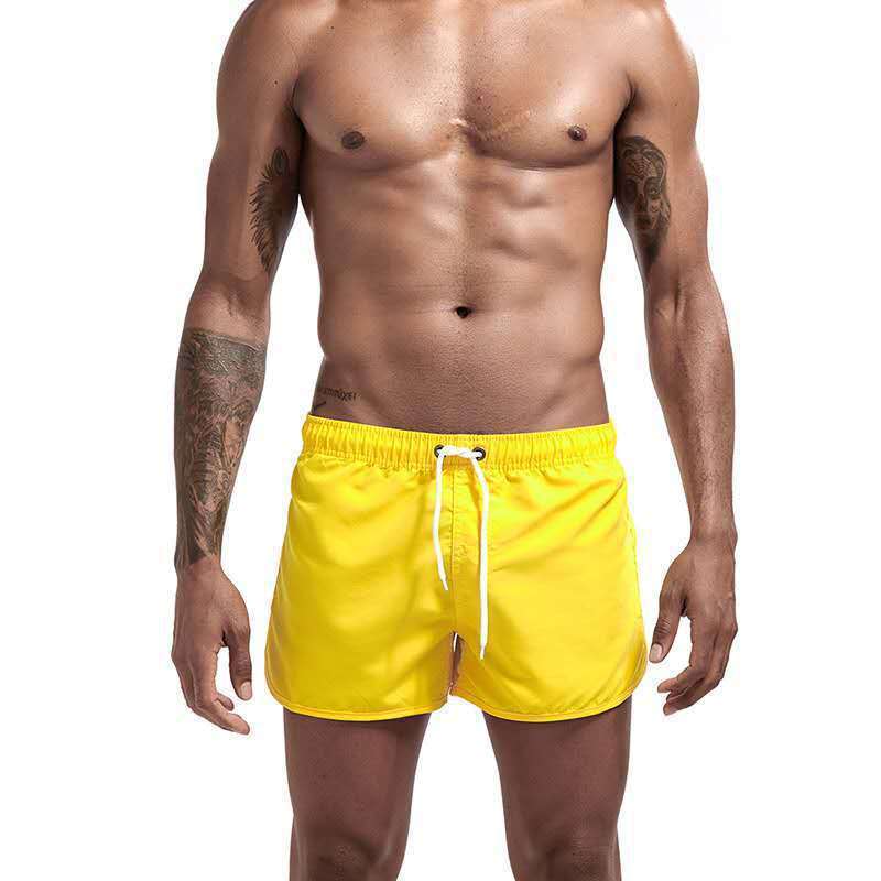 Basic Mens Custom Logo Single Layer Summer Swimwear Beach Sports Men Multi-Color Polyester Hot Suft Board Short Pants