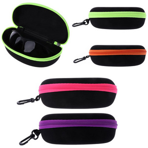 Custom Zipper Carry Case Sunglass Eyewear Carrying Case Miniature Travel Glasses Carrying Eva Case