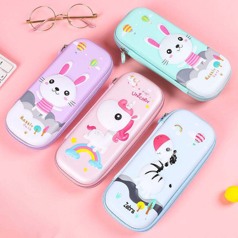 Manufacturer Direct Selling Eva Pencil Case Storage Bag Unicorn Pencil Case Cute And Fancy Pencil Case For School Girls