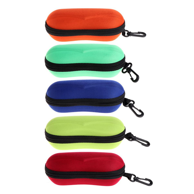 Custom Zipper Carry Case Sunglass Eyewear Carrying Case Miniature Travel Glasses Carrying Eva Case