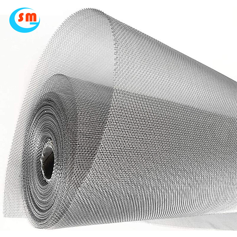 2022 Hot Sale Stainless Steel Woven Wire Mesh Roll/Stainless Steel Knitted Wire Mesh