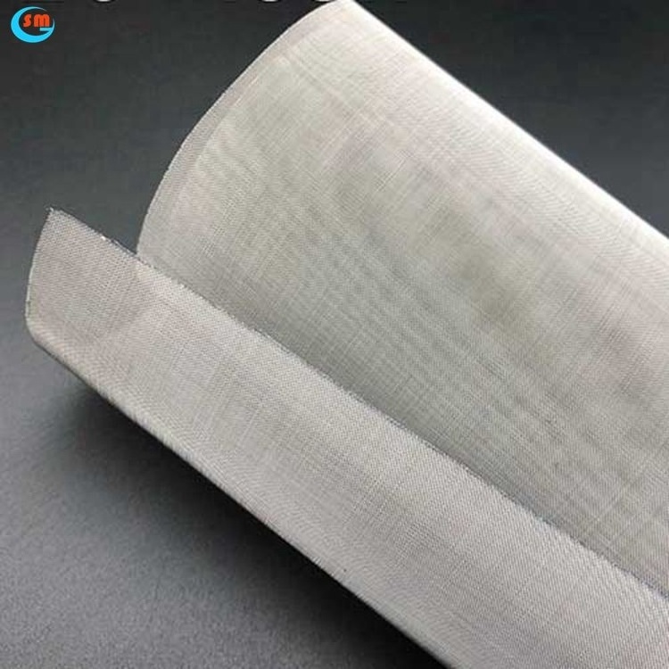 Stainless Steel Wire Mesh 20 26 39 36 48 Micron Plain Screen Woven Mesh Cloth