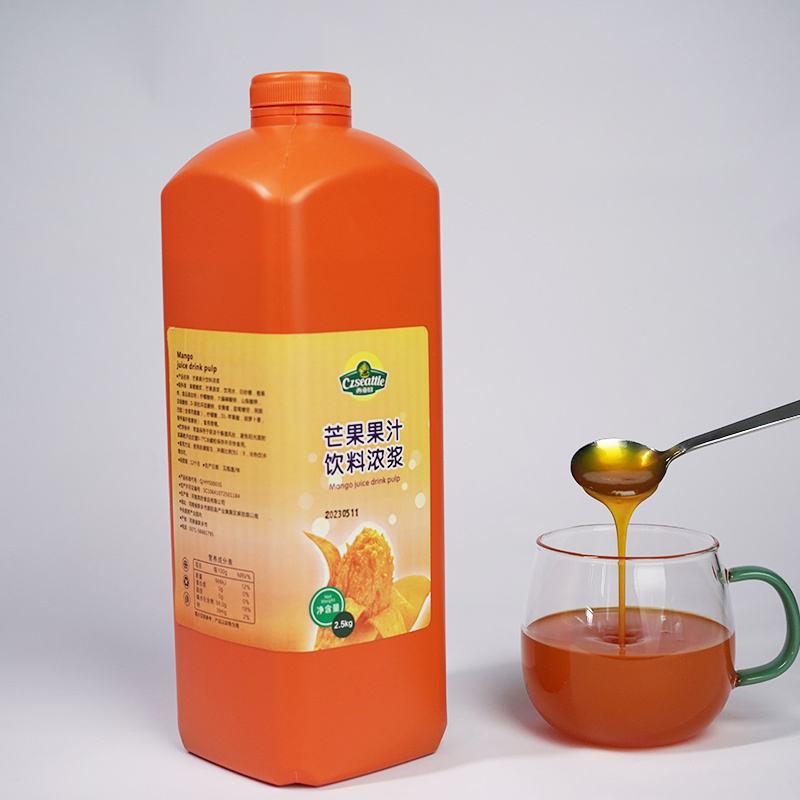 Czseattle Mango fruit juice syrup fruit juice concentrate fruit flavored drink & beverage for milk tea shop