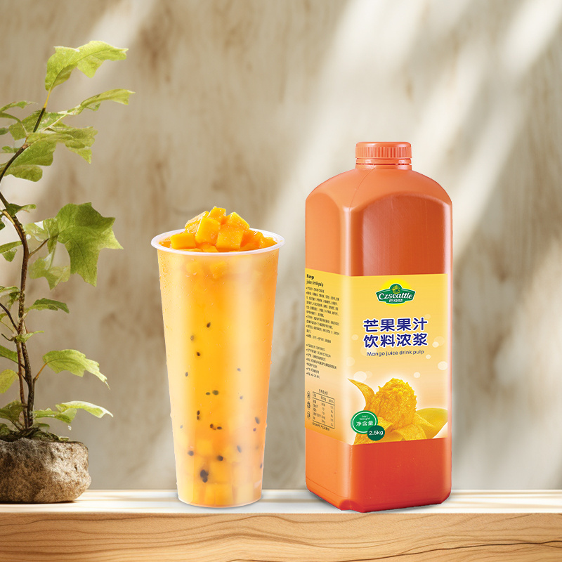 Czseattle Mango fruit juice syrup fruit juice concentrate fruit flavored drink & beverage for milk tea shop