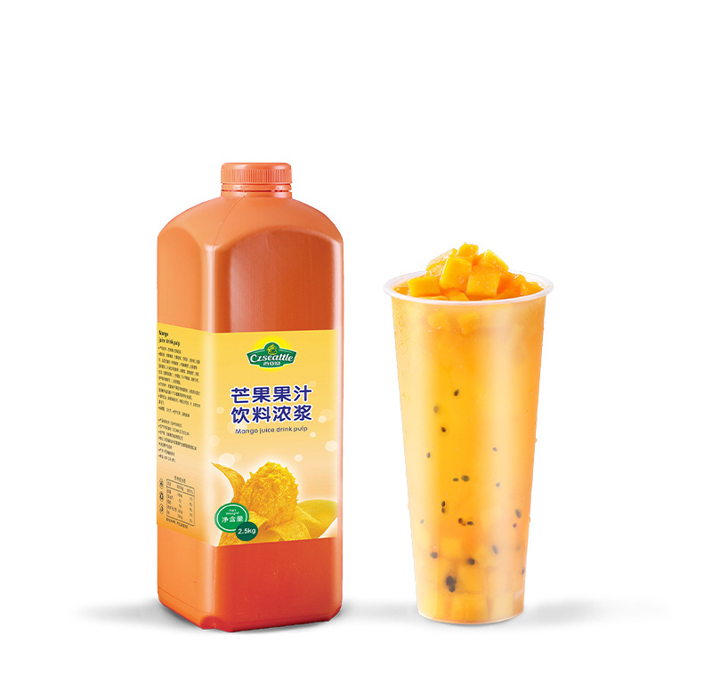 Czseattle Mango fruit juice syrup fruit juice concentrate fruit flavored drink & beverage for milk tea shop