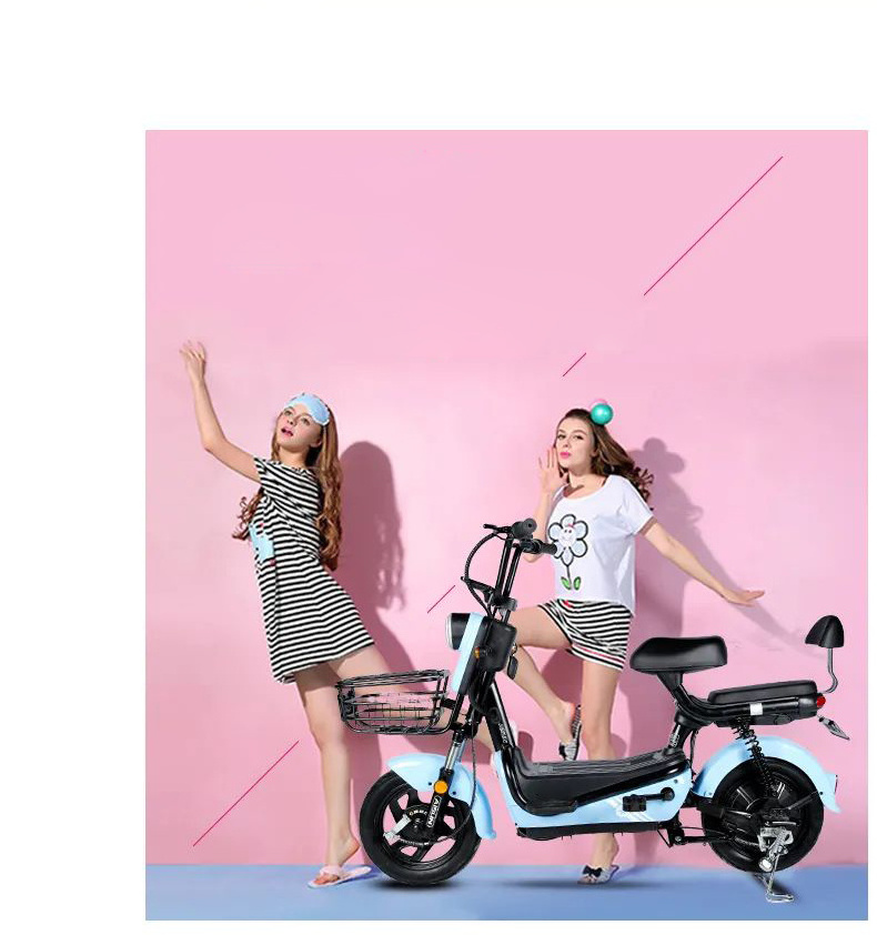 Wholesale 400W Vintage City Electric Bicycle Bike 48V 12Ah 20Ah Long Range Electric Mobility Scooter With Pedal