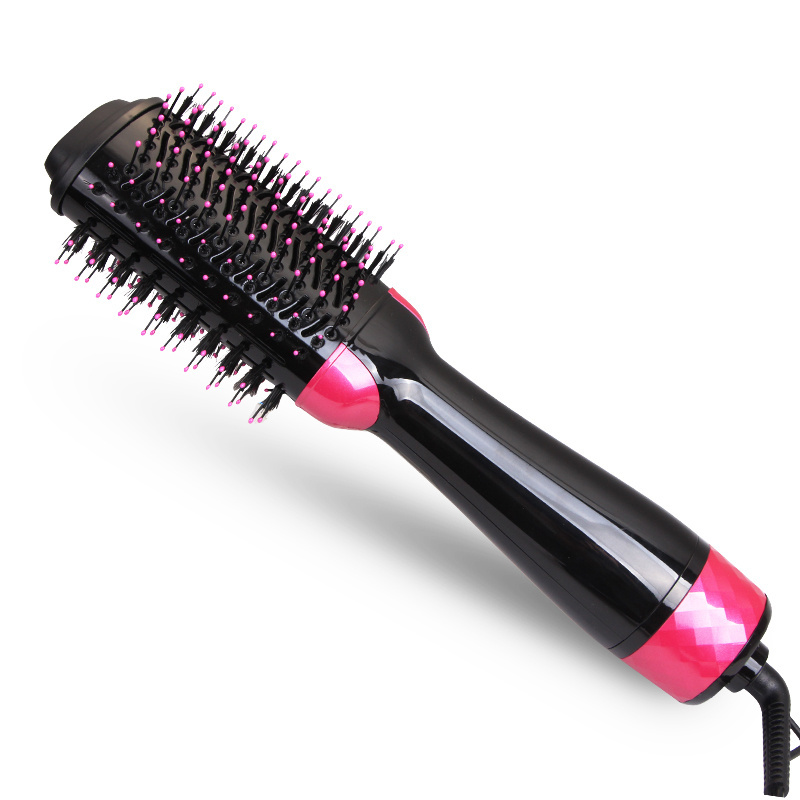 Oem Custom hair dryer brush straightener comb Cheap hot air brush Styler 3 in 1 one step hair blower hair dryer brush