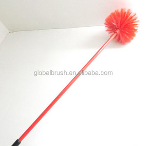 HQ9711 round shape Yiwu ceiling brushes ceiling cleaning brush with telescopic metal handle