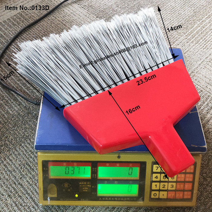 HQ0133D USA customized with long iron handle hard hair angle broom head