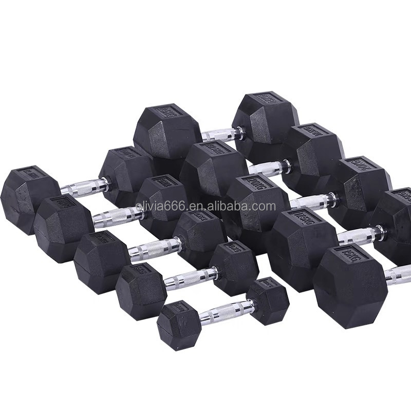 Wholesale Home Gym Fitness Equipment 2KG 3KG Own Logo Hexagon Dumbbell Hex Set