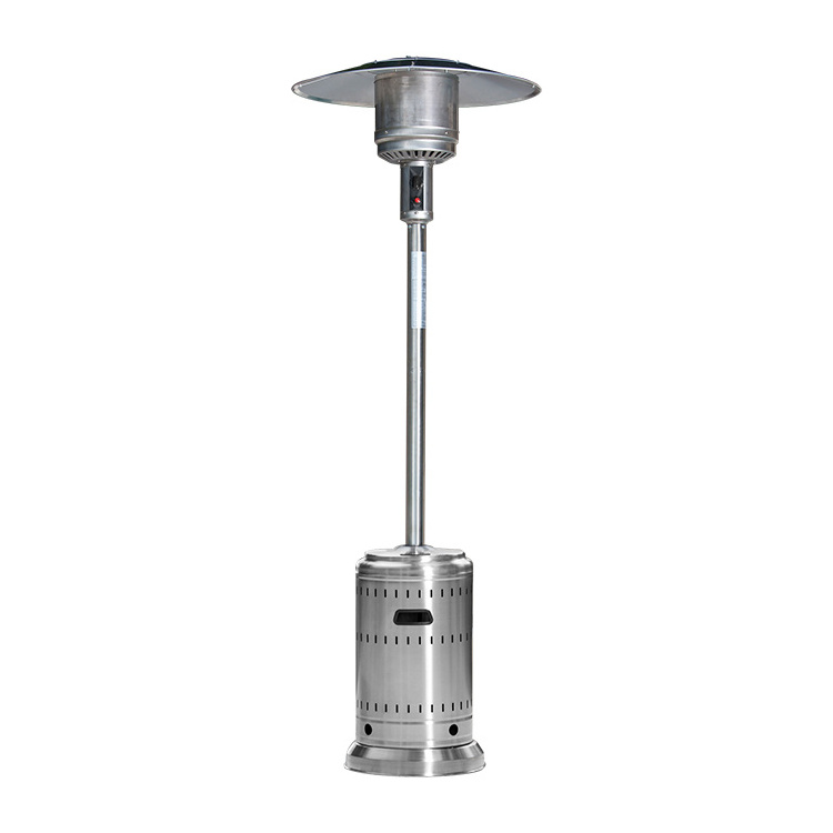 Garden Stainless Steel Modern Style Outdoor Stocked Umbrella Gas Patio Heater