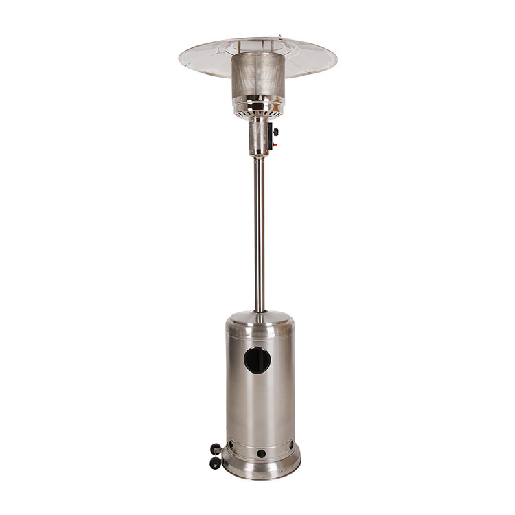 Garden Stainless Steel Modern Style Outdoor Stocked Umbrella Gas Patio Heater