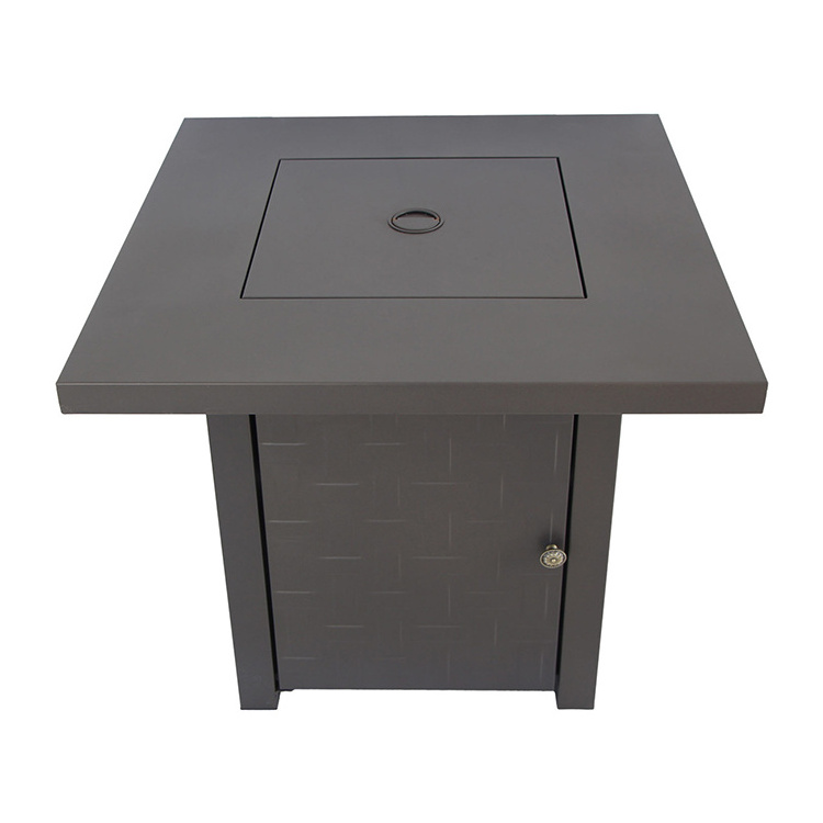 GRC table gas fire pit