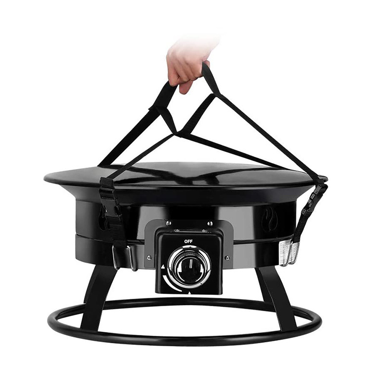 New factory low price portable gas RV fire pit