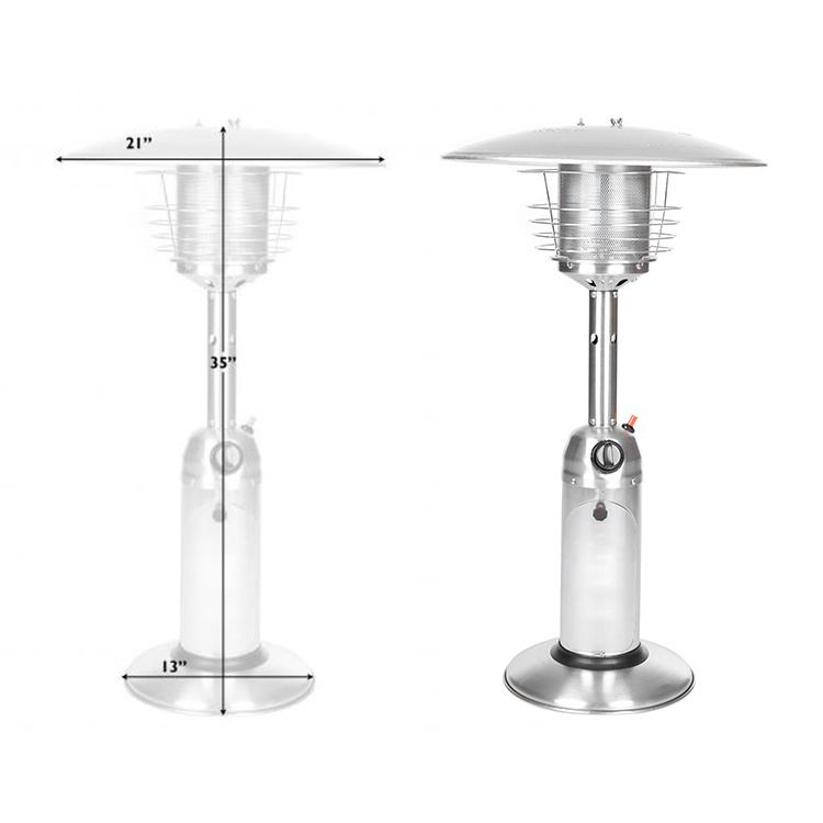 Factory Wholesale Price Stainless Steel Table Top Patio Heater