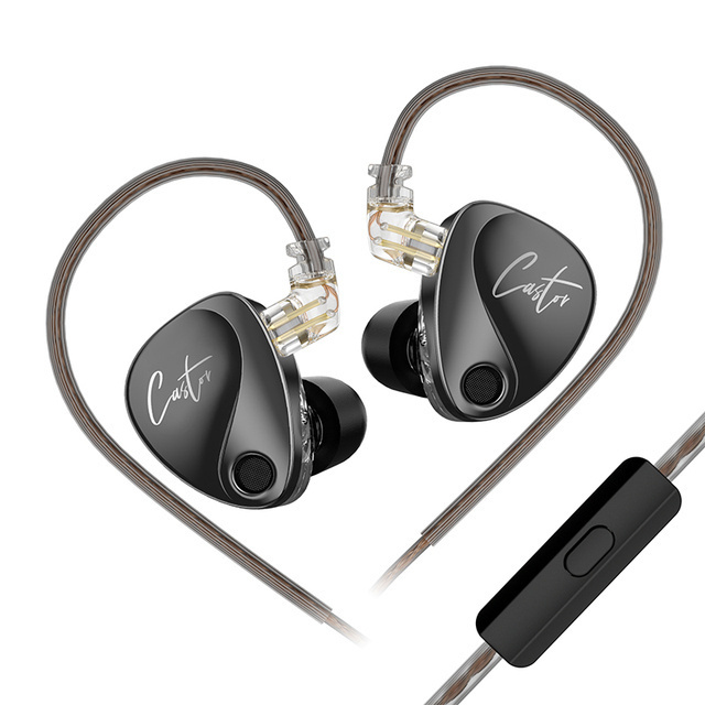 KZ Castor 2DD Dynamic High-end Tunable In Ear HiFi Earphones Monitor Headphone Cancelling Earbuds Bass Headsets