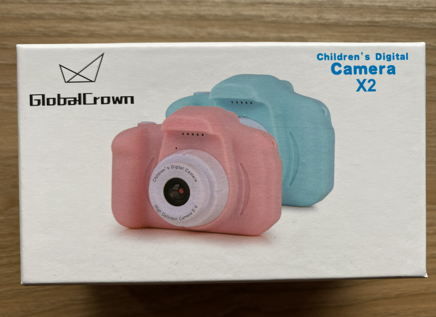 GlobalCrown 32GB Kids Camera Mini Rechargeable Children's Digital Camera Shockproof Video Camcorder Gifts for Boys Girls 3-8 Age