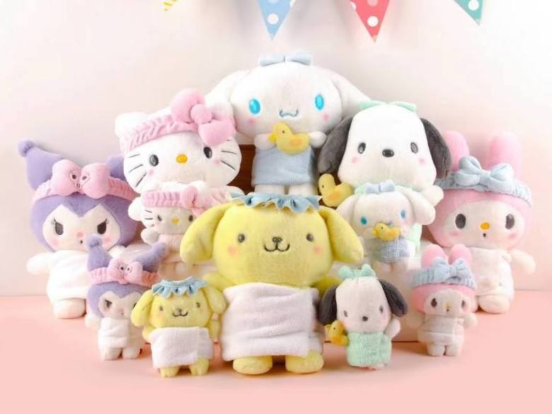 Wholesale Peluches Sanrioed My Melody Good Quality Soft Stuffed Animal Cinnamoroll Plush Doll Sanrioed Box For Child