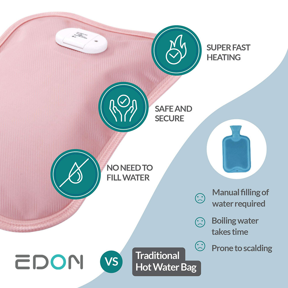 Cute Custom Mini Heating Pads Electric Knit Bag PVC Hot Water Bottle With Cover Hand Warmer