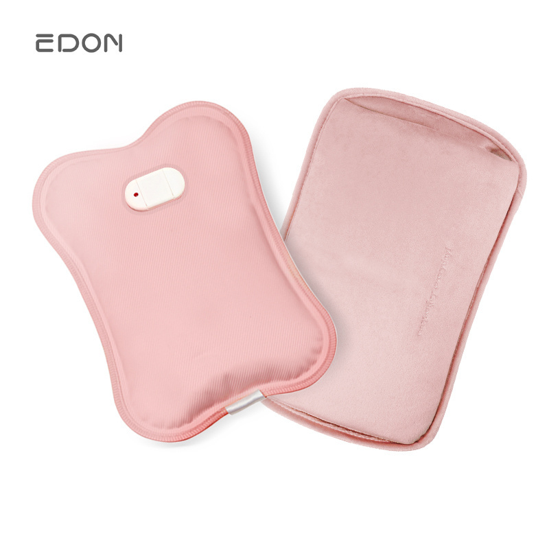 Cute Custom Mini Heating Pads Electric Knit Bag PVC Hot Water Bottle With Cover Hand Warmer