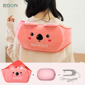 Wholesale Cartoon Cute Mini Plush Flannel Portable Hot Water Bag Bottle Warm For Winter