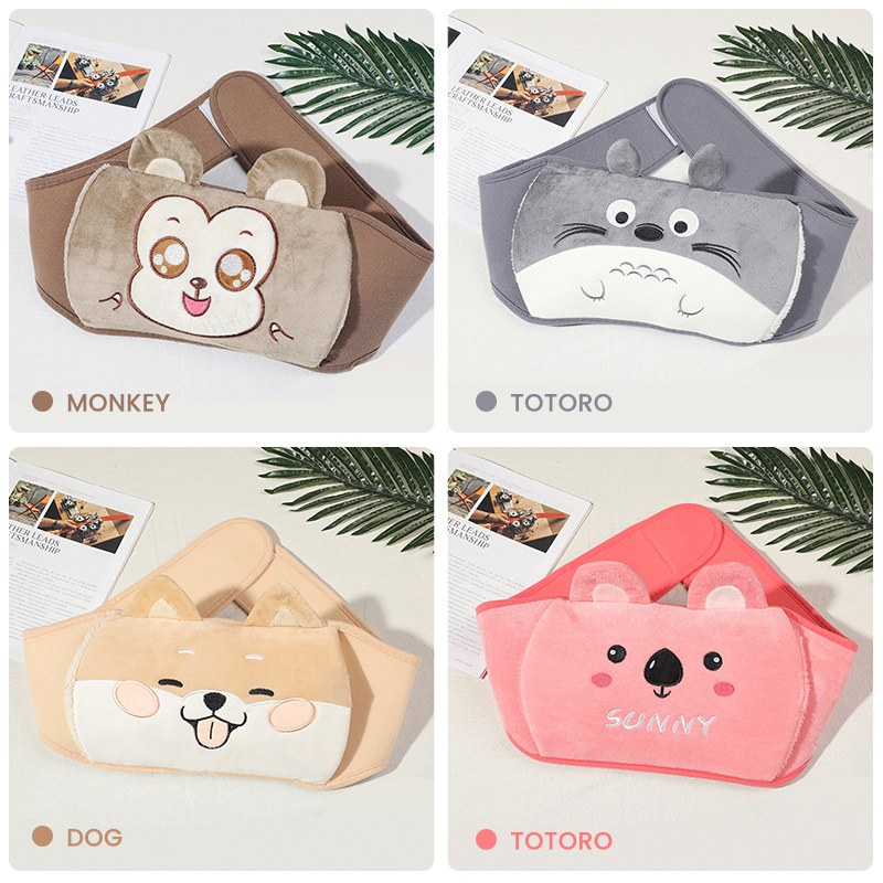 Wholesale Cartoon Cute Mini Plush Flannel Portable Hot Water Bag Bottle Warm For Winter