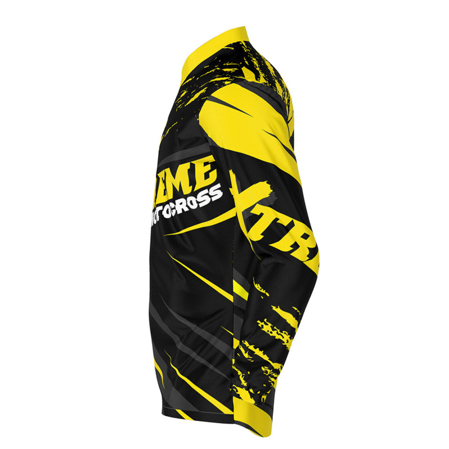 Low Moq Custom Sublimation Street Men Jersey Customized Blank Motocross Jersey Relaxed And Comfortable Fit For Rider