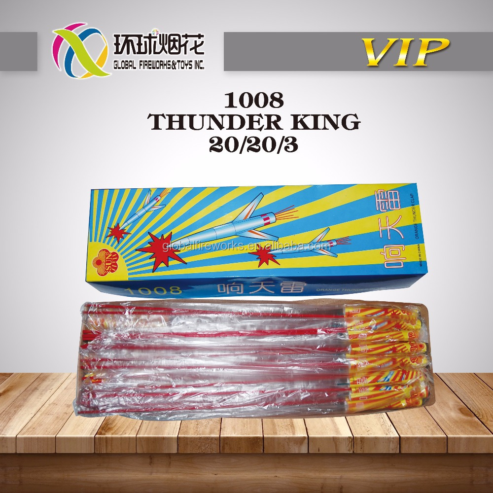 1008 Thunder King Flying Safe Liuyang Fireworks Fuegos Artificiales Un0336 Used Celebration New Year Christmas Fireworks