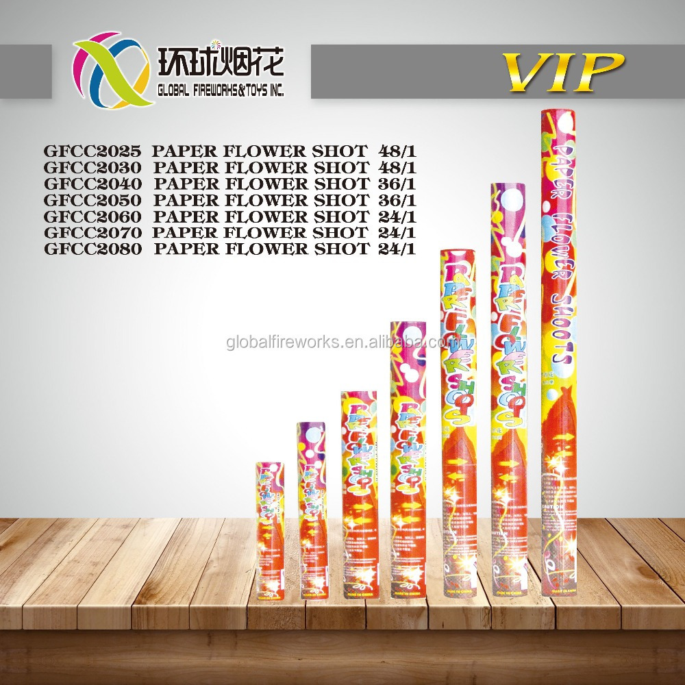 GFCC2025/30/40/50/60/70/80 pyrotechnics Wedding Festival Party Gift Confetti Paper Flower Toys Of Global fireworks