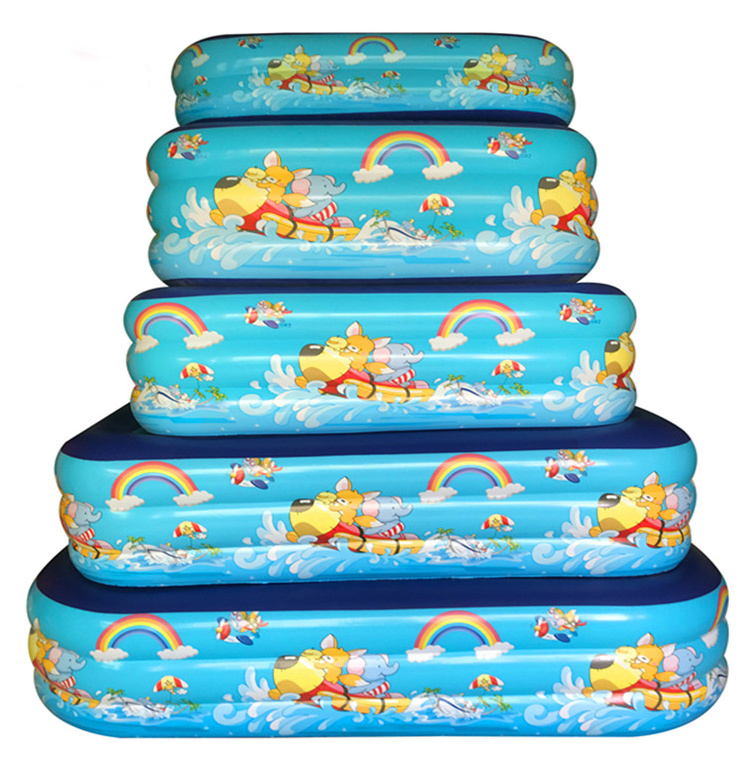 wholesale high quality intex square above ground inflatable pools swimming outdoor for kids