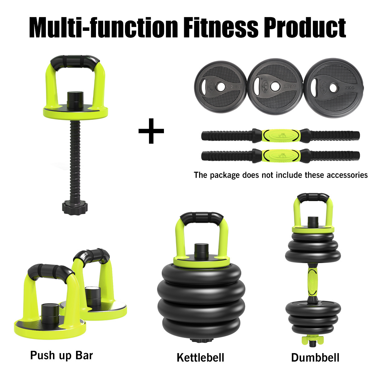 Multifunction dumbbell 40kg set adjustable dumbbell barbel mancuernas adjustable kettlebell set