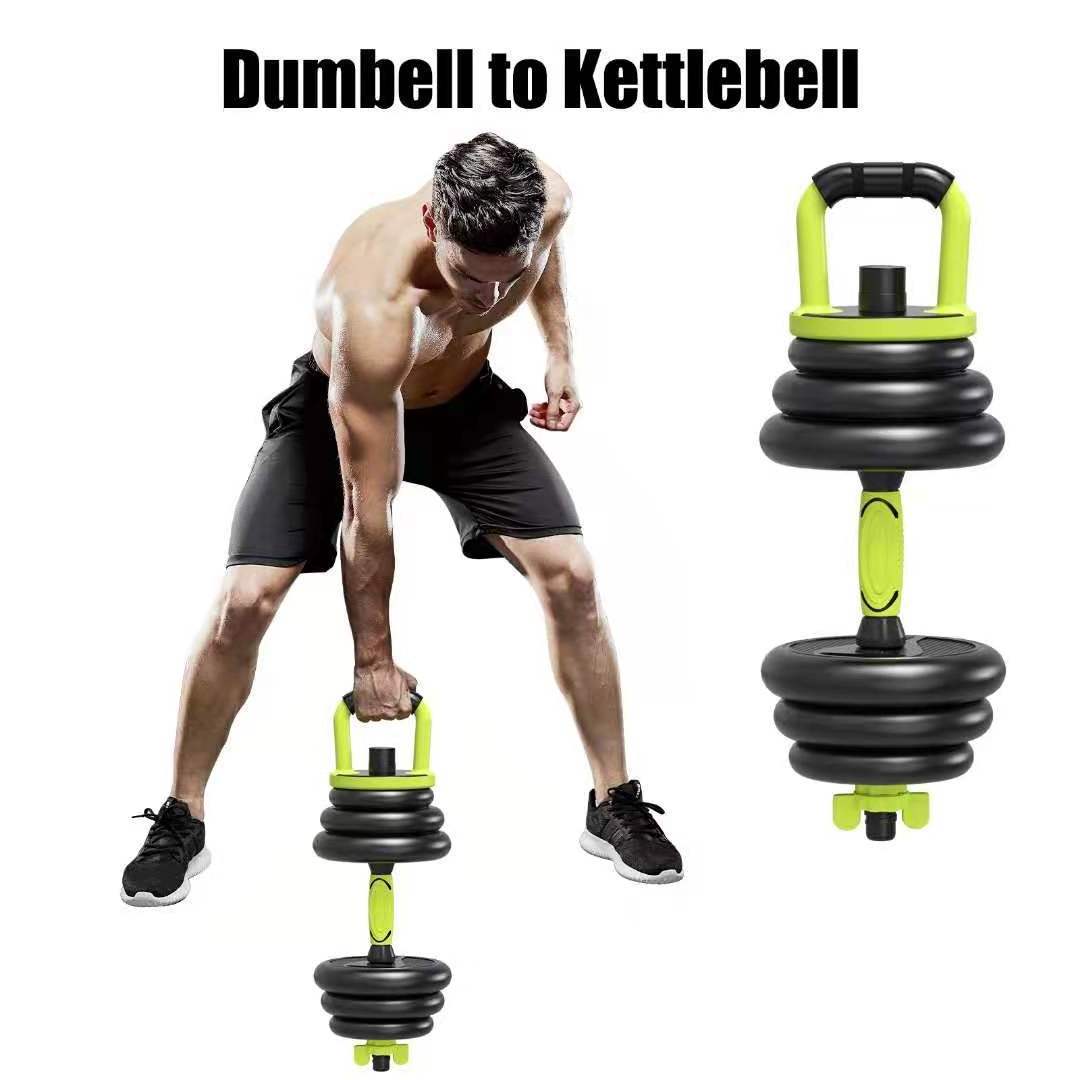 Multifunction dumbbell 40kg set adjustable dumbbell barbel mancuernas adjustable kettlebell set