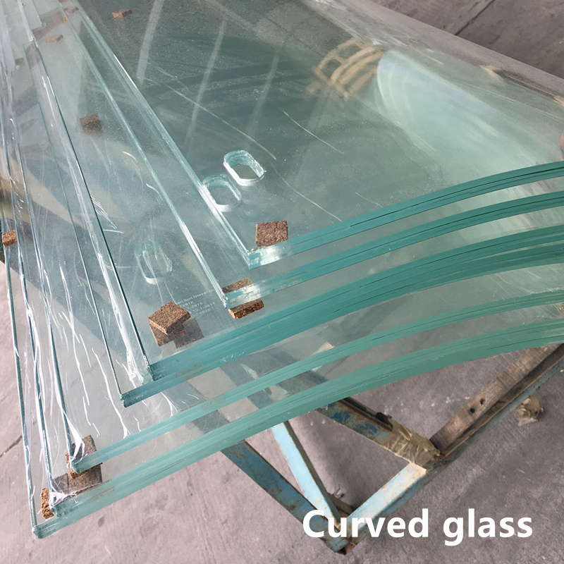 custom big size curved tempered laminated glass bent double toughened laminated glass panels supplier