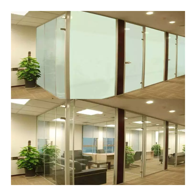 switchable electric smart glass film opaque pdlc film smart glass m2 price