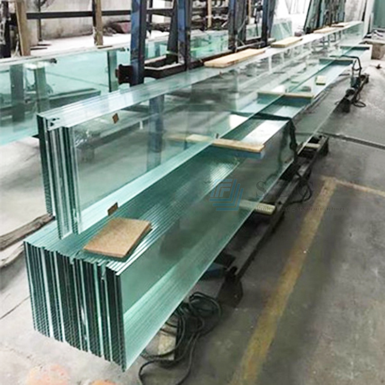 China architecture tempered glass factory price per square foot 10mm ESG 3/8 inch dafety toughened esg glass cost