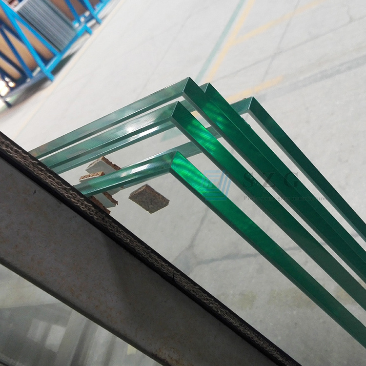 CE Certified flat curved safety custom tempered glass  high quality construction toughened glass price per square foot