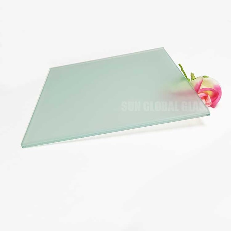 Excellence quality acid etched frosted sandblasting sand blasted decorative safety tempered toughened privacy protect glass