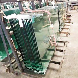 Top Quality 12mm Tempered Toughened Glass Cost Per Square Foot 1/2inch Tempered Glass In Buildings