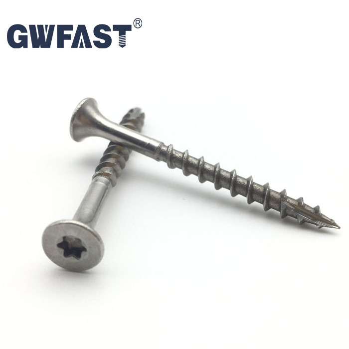 Flat Head Star/Torx Drive A2 A4   304  316 Stainless Steel Deck Screws