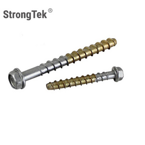 304 316 Stainless Steel Bimetal  Hex Flange Head Stainless Steel Concrete Screws