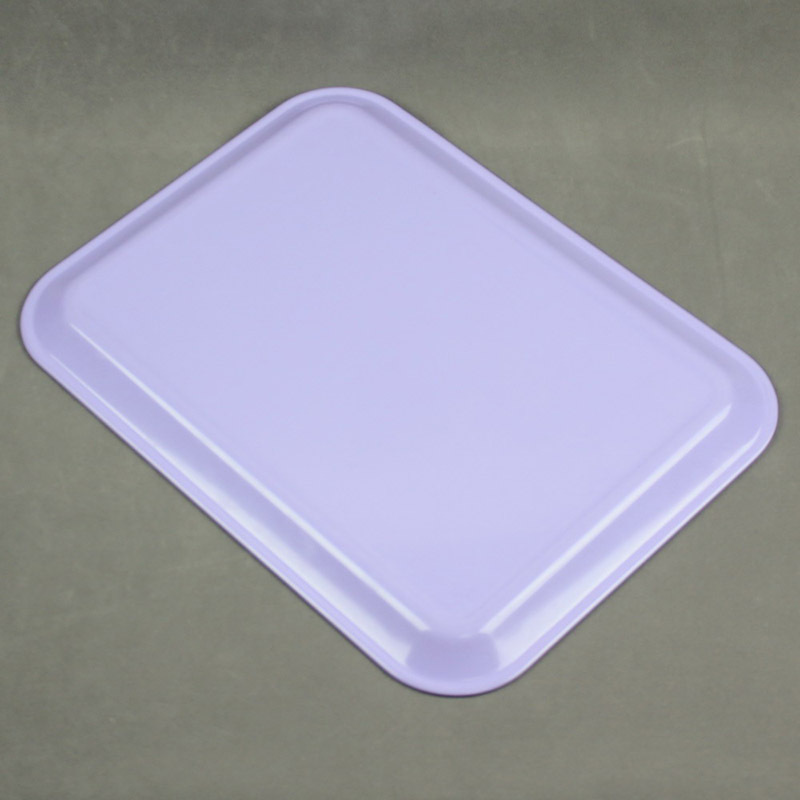 White Serving Tray, Melamine Rectangular Serving Tray/Platters Stackable Sturdy and Easy Clean for Serving Food,Fruit,D