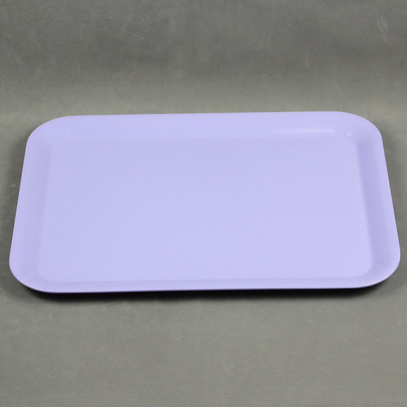 White Serving Tray, Melamine Rectangular Serving Tray/Platters Stackable Sturdy and Easy Clean for Serving Food,Fruit,D