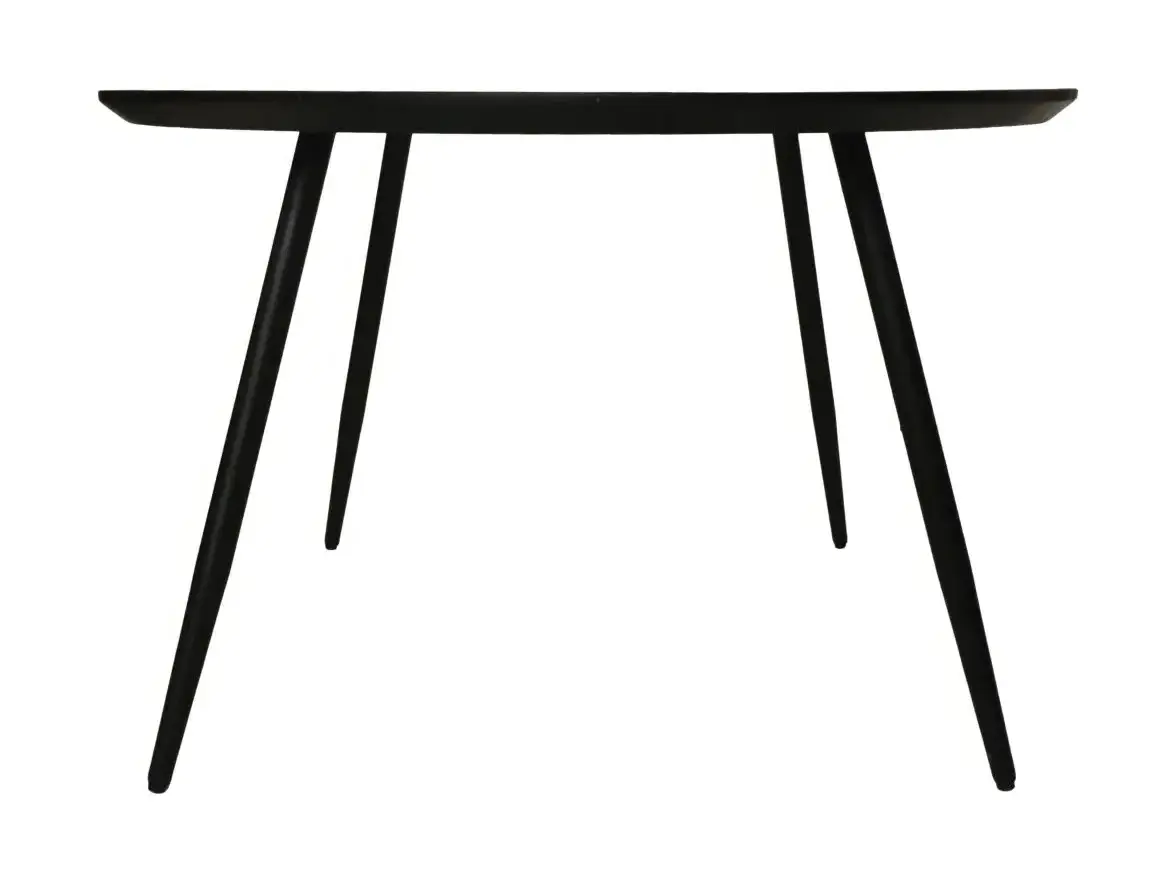 black finish round mango wood luxury dining table Best Quality Luxury Collection Art deco style dining room Furniture