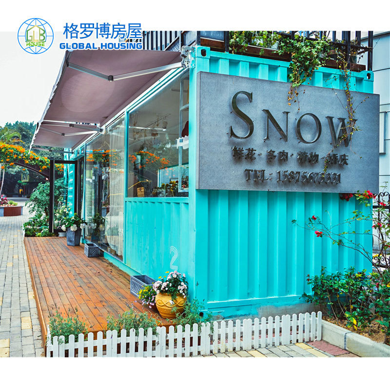 2019  latest movable prefabricated kiosk/prefabricated coffee shop /street kiosk