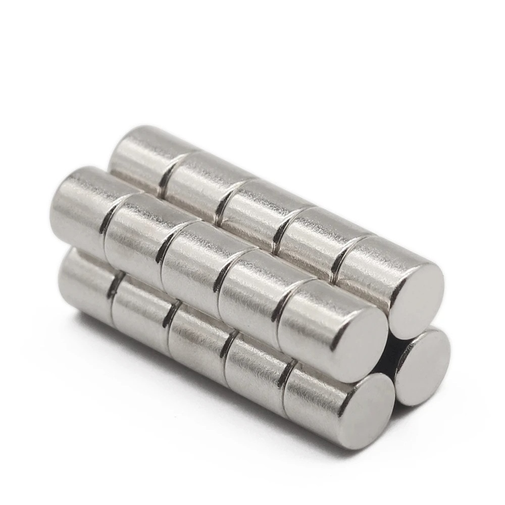 Super strong n52 cylinder magnets thickness magnetized cylinder neodymium magnets cylinder n52