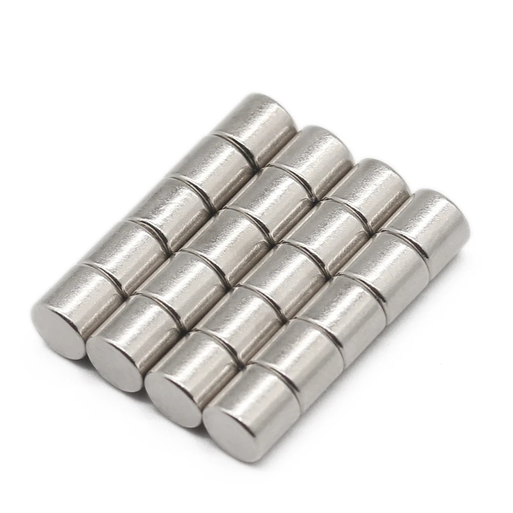 Super strong n52 cylinder magnets thickness magnetized cylinder neodymium magnets cylinder n52